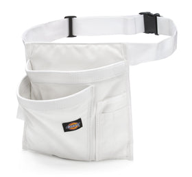 Dickies 5-pocket side tool belt pouch showing organized pockets for quick access.