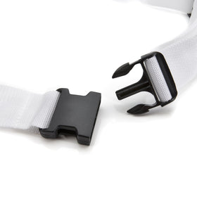 Dickies web belt buckle closeup highlighting durable, high-impact hardware.