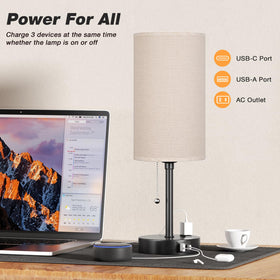 Dicoool lamp displaying three color temperature options for tasks