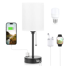 Dicoool dorm room bedside lamp adds compact, stylish decor