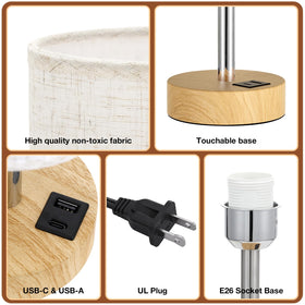 Dicoool kid-friendly bedside lamps ideal for kids room or dorm