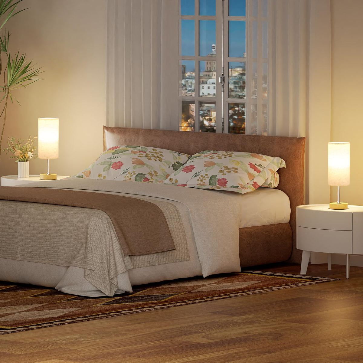 Dicoool LED bulbs included for energy-efficient, ready-to-use lighting