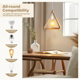 DiCUNO 13ft cord offers versatile placement for chandeliers and lamps