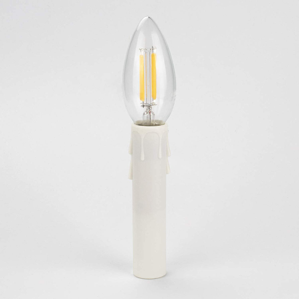 DiCUNO candle sleeve options create warm ambiance in chandeliers.