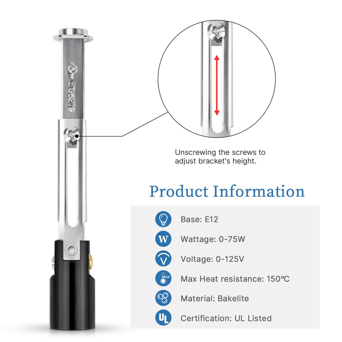 DiCUNO E12 off-white candle cover sleeve, 4 inches tall, for a refined look.