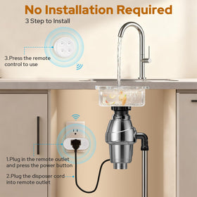 Didikit 5 second timer mode for automatic shutoff of disposal