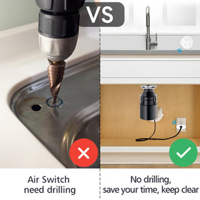 Didikit wireless remote for garbage disposal provides flexible control from anywhere