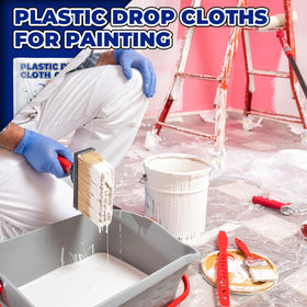 DIDISHU disposable painter drop cloths for quick setup and cleanup.