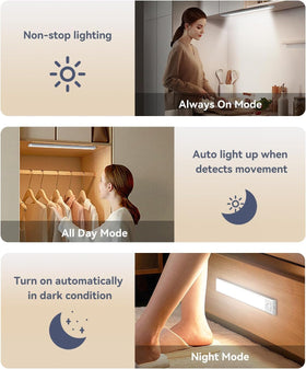 DiDiSky motion-sensor indoor light activates automatically for hands-free use