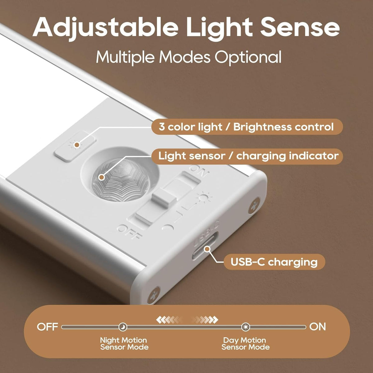 DiDiSky USB-C rechargeable LED strip for near-zero maintenance