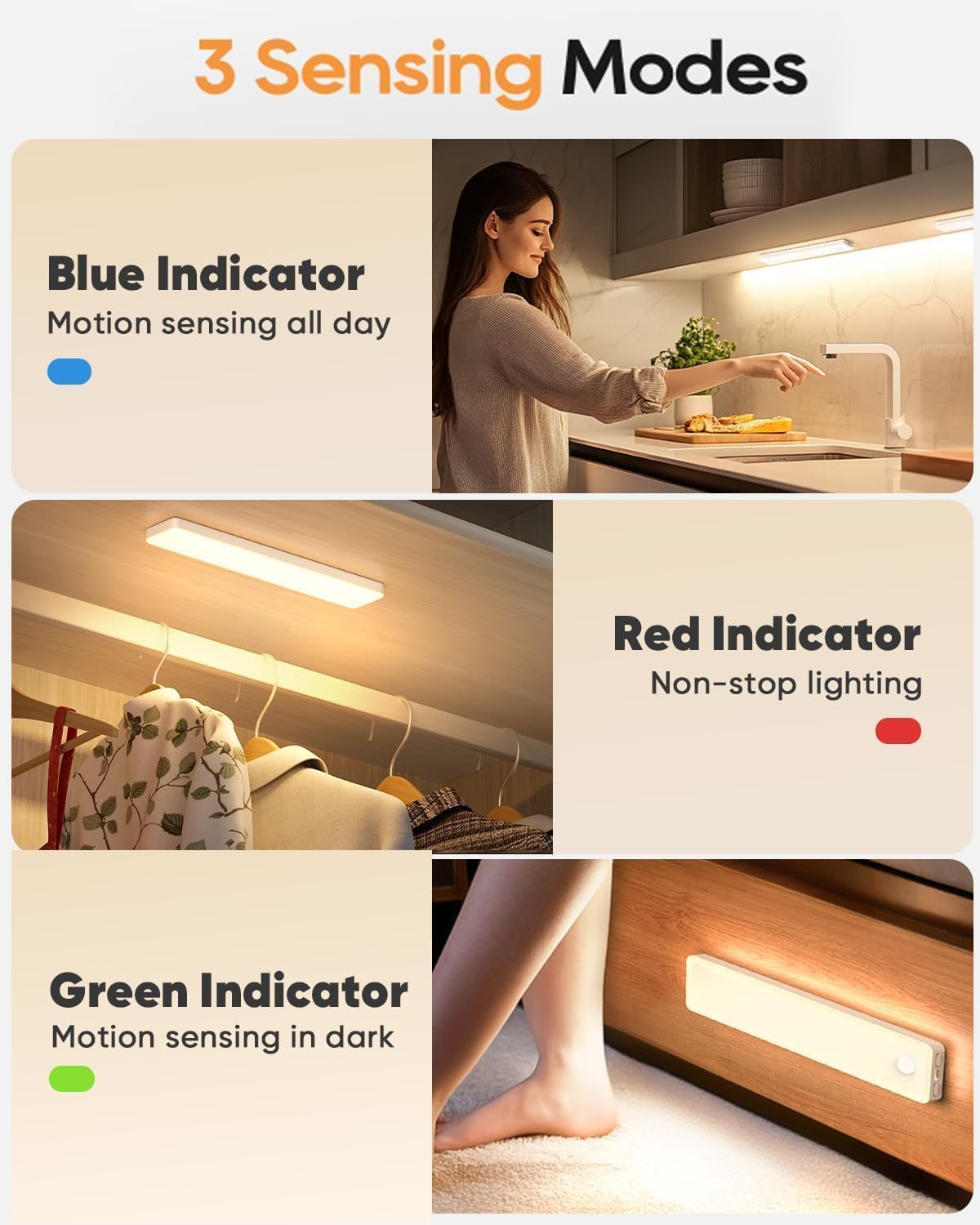 DiDiSky wireless dimmable LED light with four modes for versatile use.