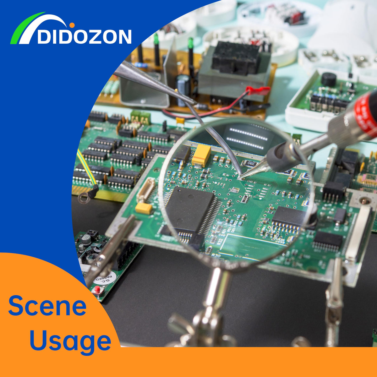 DIDOZON 1.0mm diameter solder wire, easy handling for small parts
