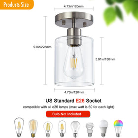 DIDUIO dimmable ceiling light offering customizable mood with compatible dimmers