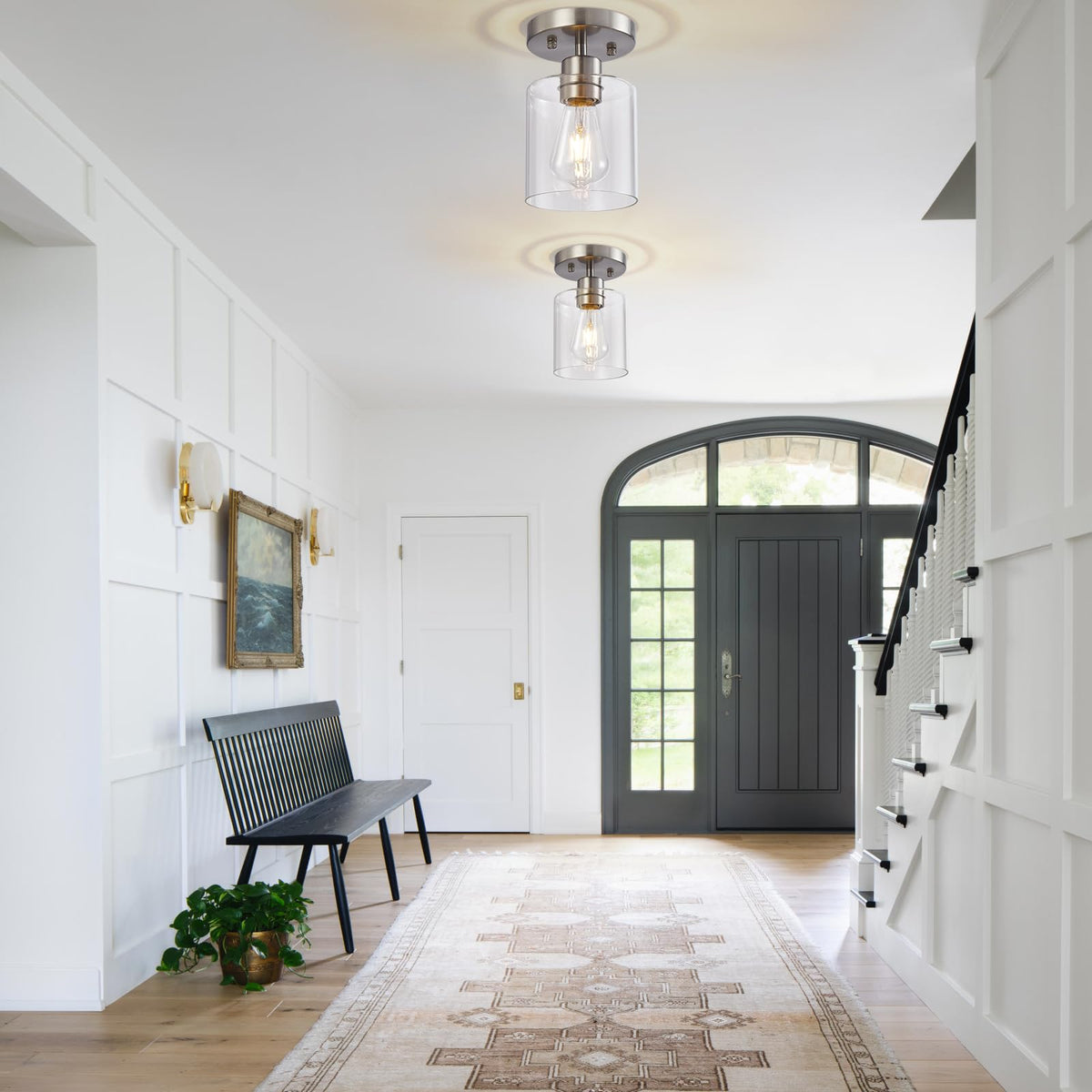 DIDUIO wet-location rated fixture suitable for bathrooms and porches