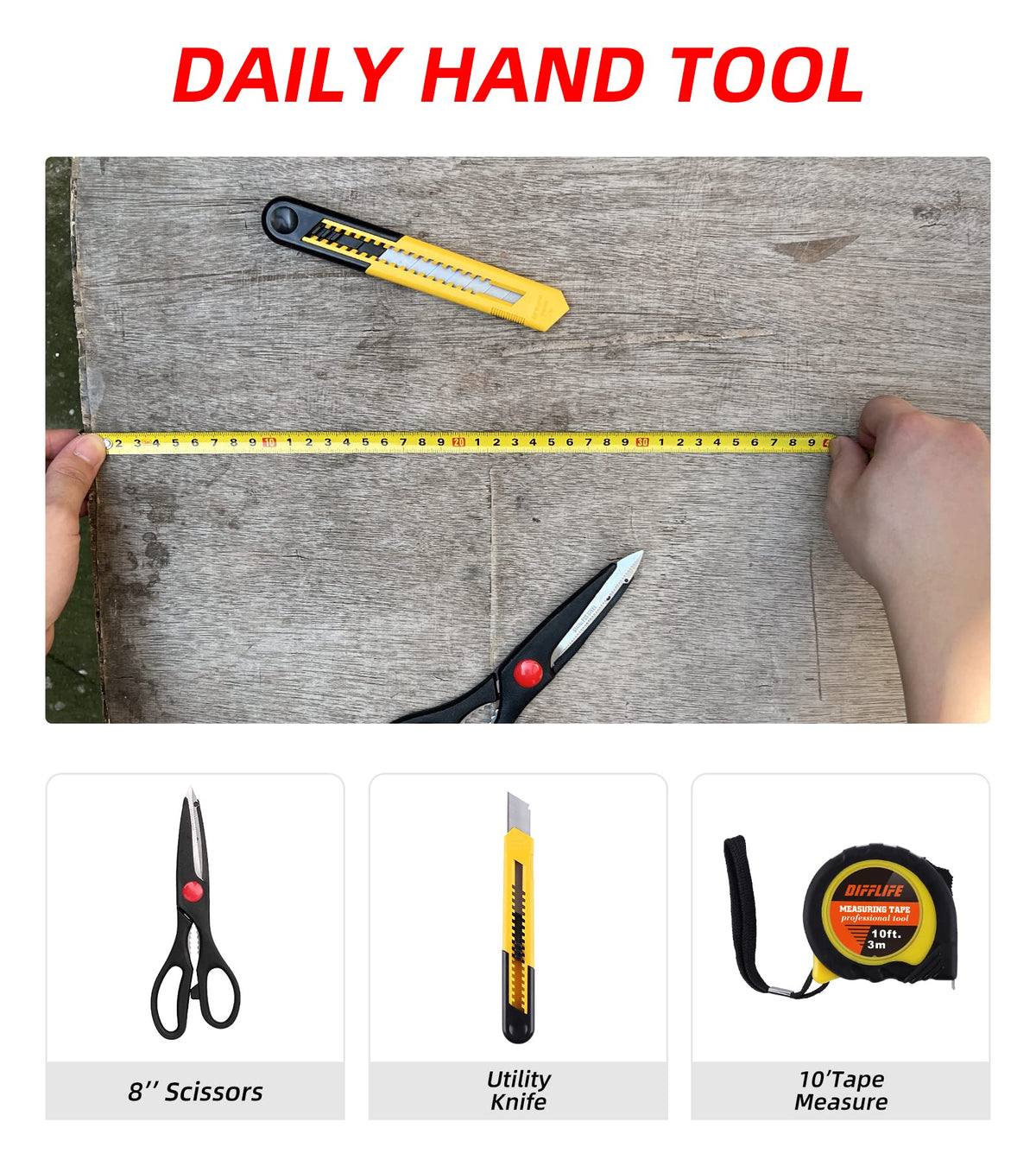 DIFFLIFE bit screwdriver with bit connector for fast assembly