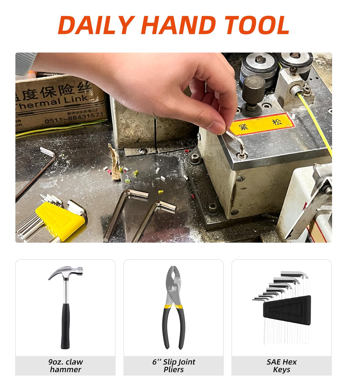 DIFFLIFE slip-joint pliers showing versatile gripping capability