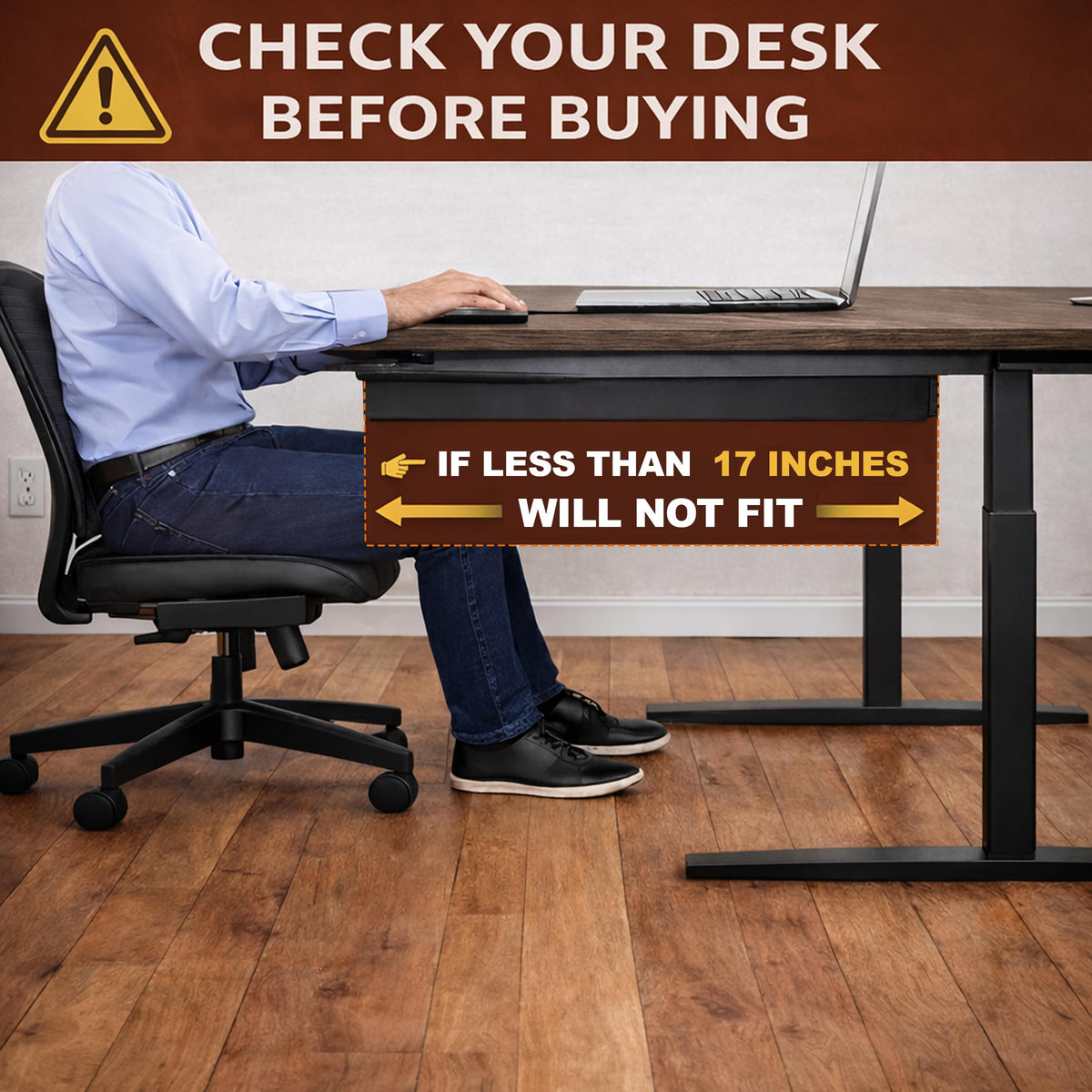 Difinati under-desk pencil drawer open for quick use