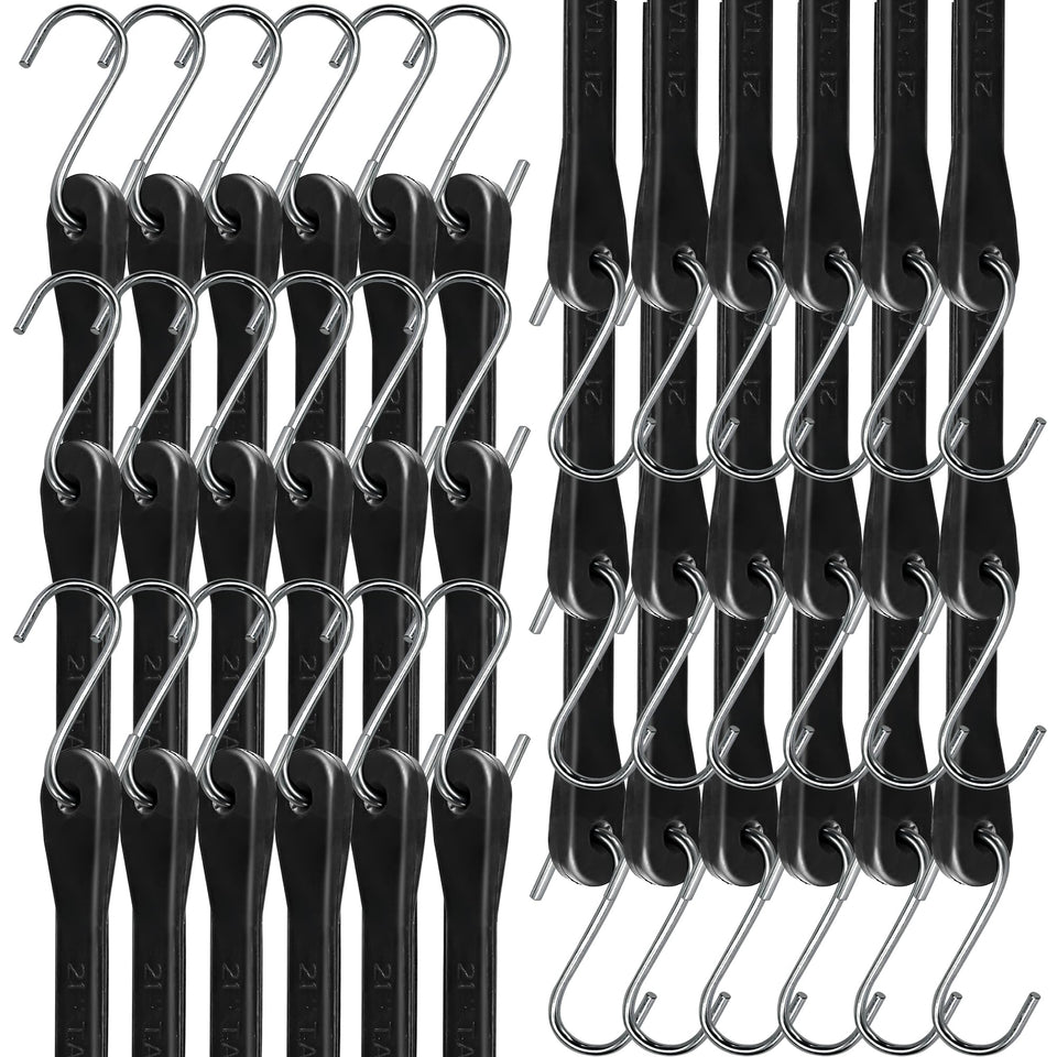 Digank 21-inch bungee cords pack ensures secure, adjustable tension for cargo.