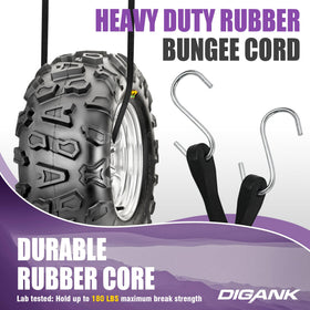 Digank hooks bungee set stretches up to 1.5x for heavy-duty tasks