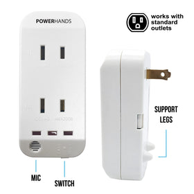 Power Hands compact design fits bedside or sofa with Digital Energy.