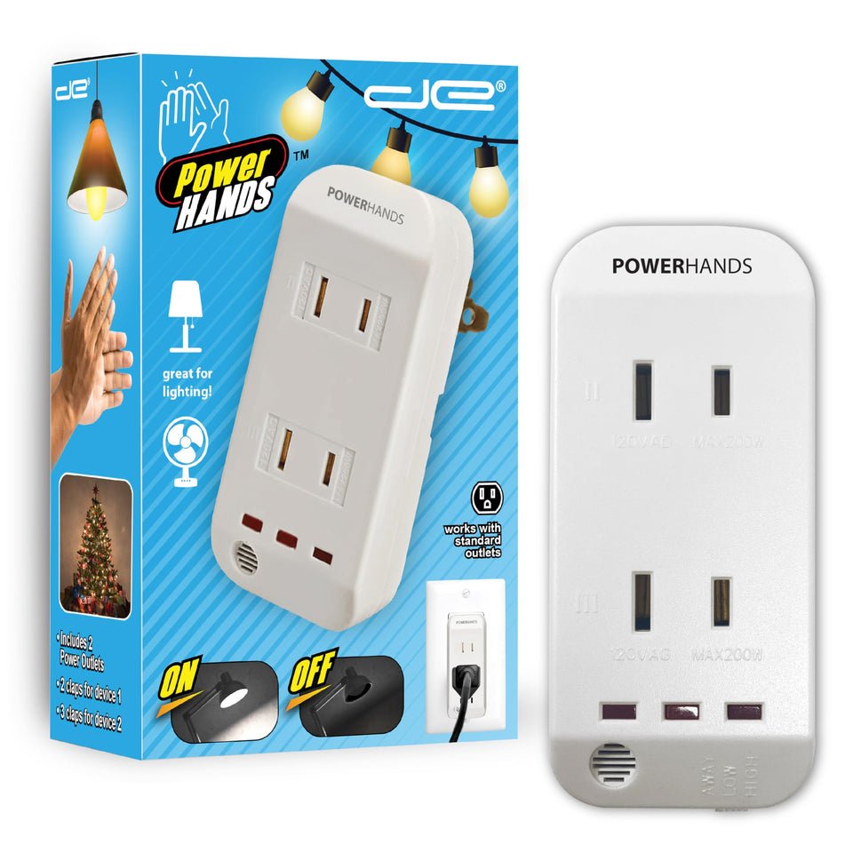 Power Hands dual-outlet wall switch enables hands-free control by Digital Energy.