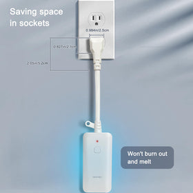 DIGITEN plug-in thermostat saves space with its compact design.