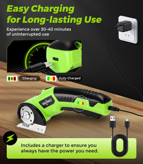 DIGOAKO Cardboard Cutter ergonomic grip in hand reduces fatigue.