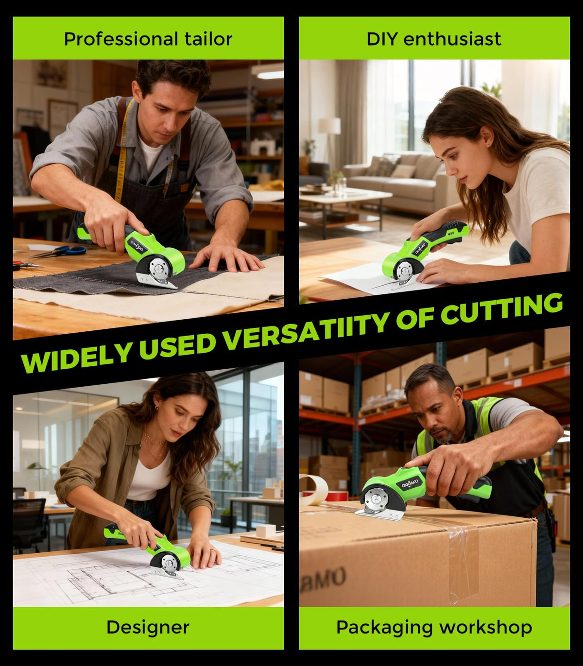 DIGOAKO Cutter compact storage box with blades included.