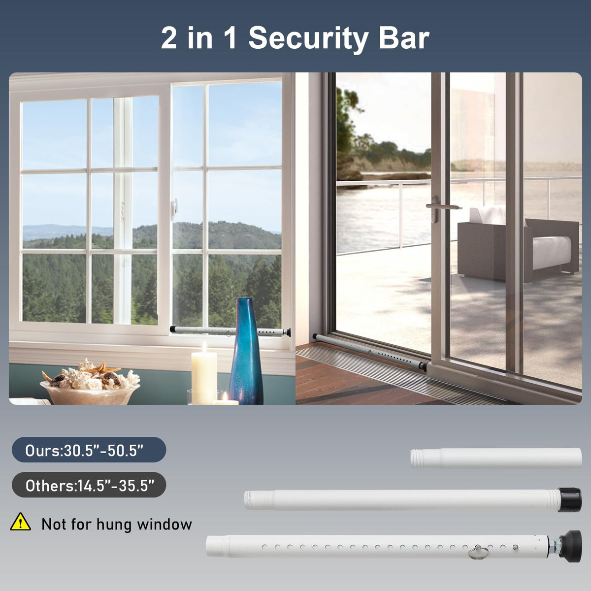 DIIG barrier shown with 1 inch diameter and durable white finish