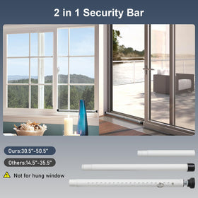 DIIG barrier shown with 1 inch diameter and durable white finish
