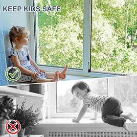 DIIG security bar features rubber end and dual nuts for secure hold
