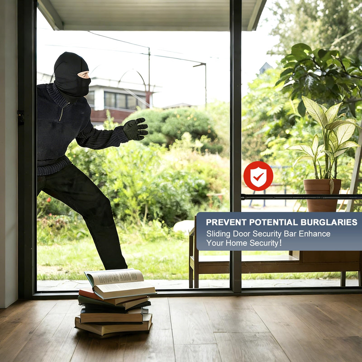 DIIG sliding door bar helps families stay safe at home