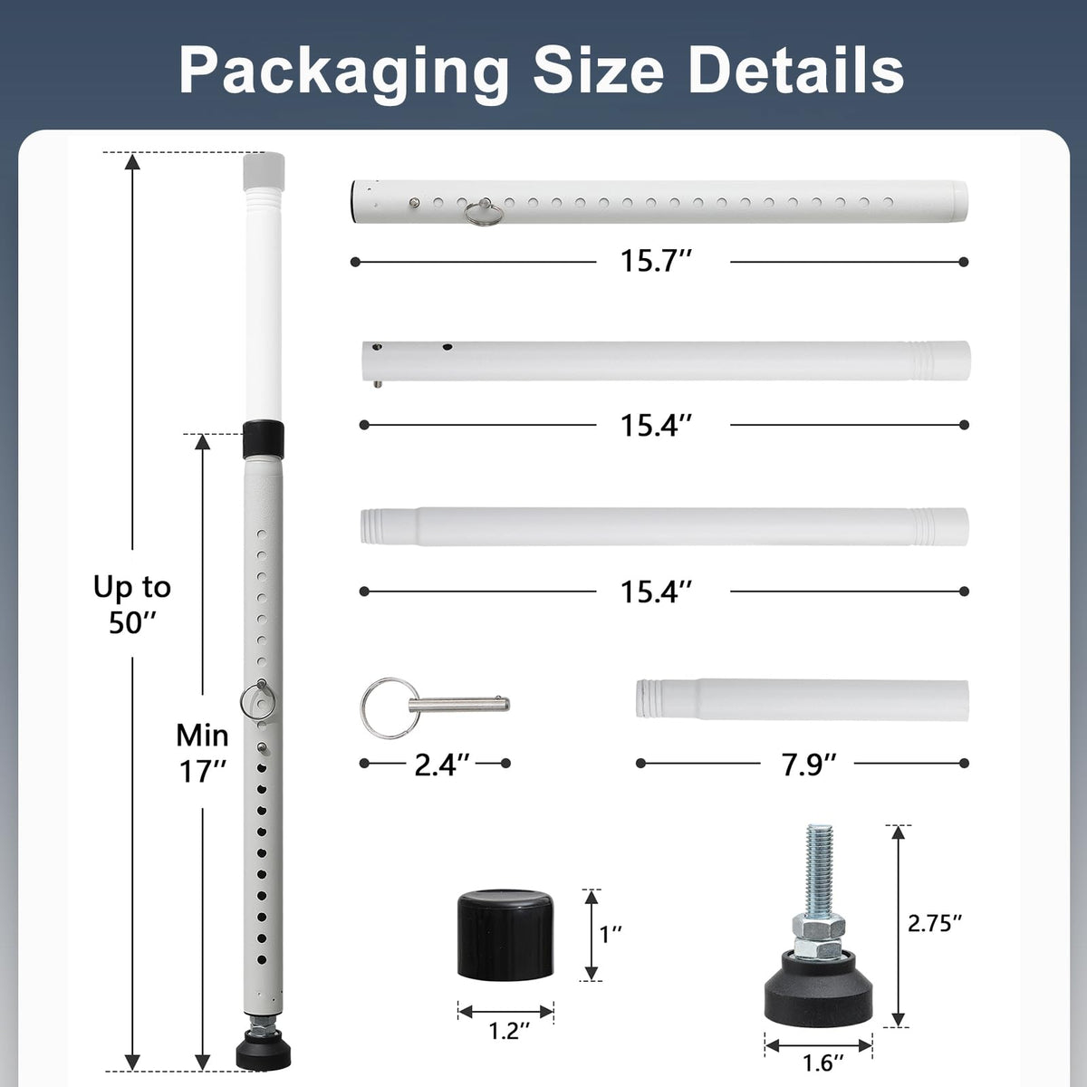 DIIG door bar supports up to 300 pounds for robust protection
