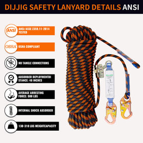 DIJJIG alloy steel spring hook provides secure, durable connections for work safety.