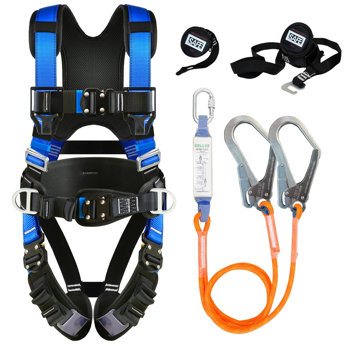 DIJJIG full-body harness front view for secure at-height work