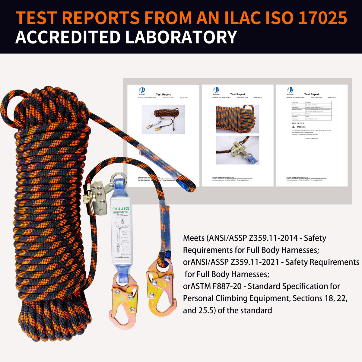 DIJJIG roof safety use case supports gutter cleaning, inspections, and window washing tasks.