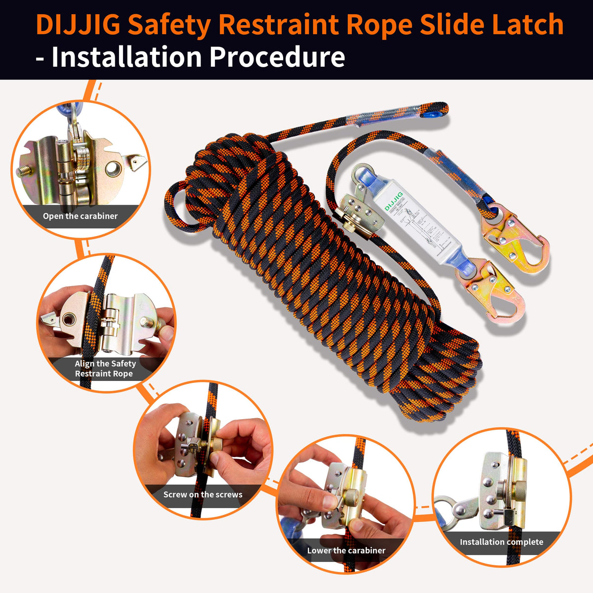 DIJJIG shock absorber buffer cushions impact during a fall for added protection.