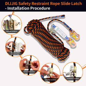 DIJJIG shock absorber buffer cushions impact during a fall for added protection.