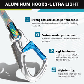 DIJJIG triple-lock carabiner ensuring reliable locking for safer connections