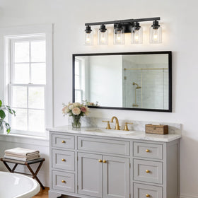 DIKAIDA vanity light back detail showing sturdy construction and finish