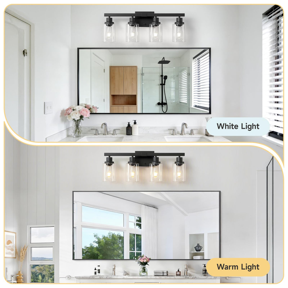DIKAIDA dimmable vanity light suitable for mood lighting