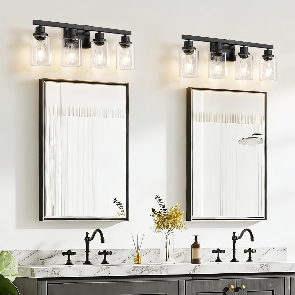DIKAIDA E26 base compatibility supports LED or traditional bulbs