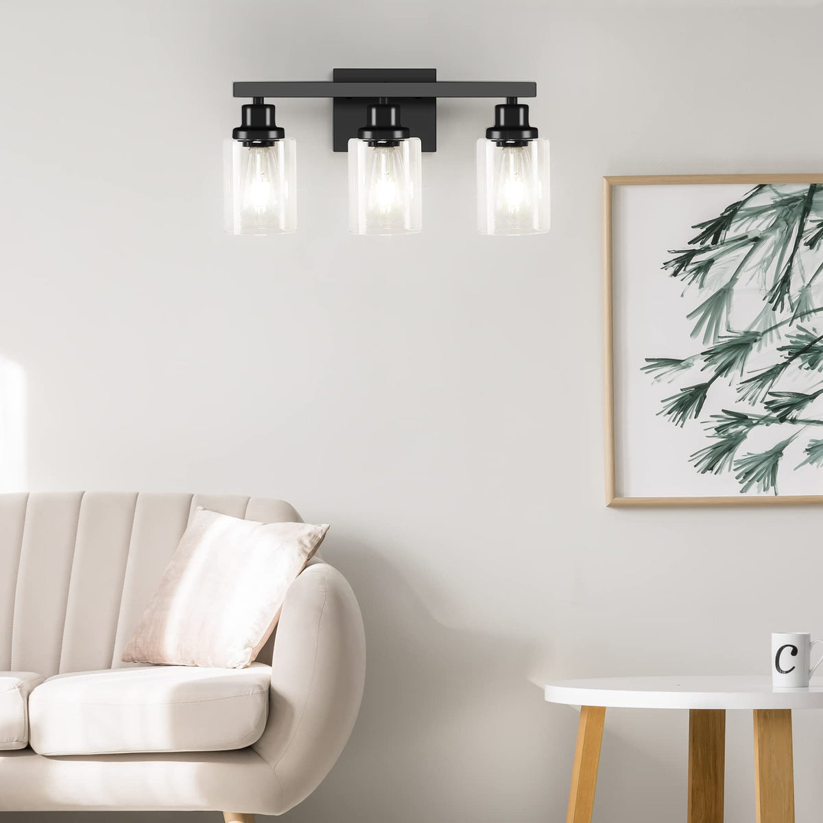 DIKAIDA E26-compatible base supports incandescent, CFL, halogen, or LED bulbs.