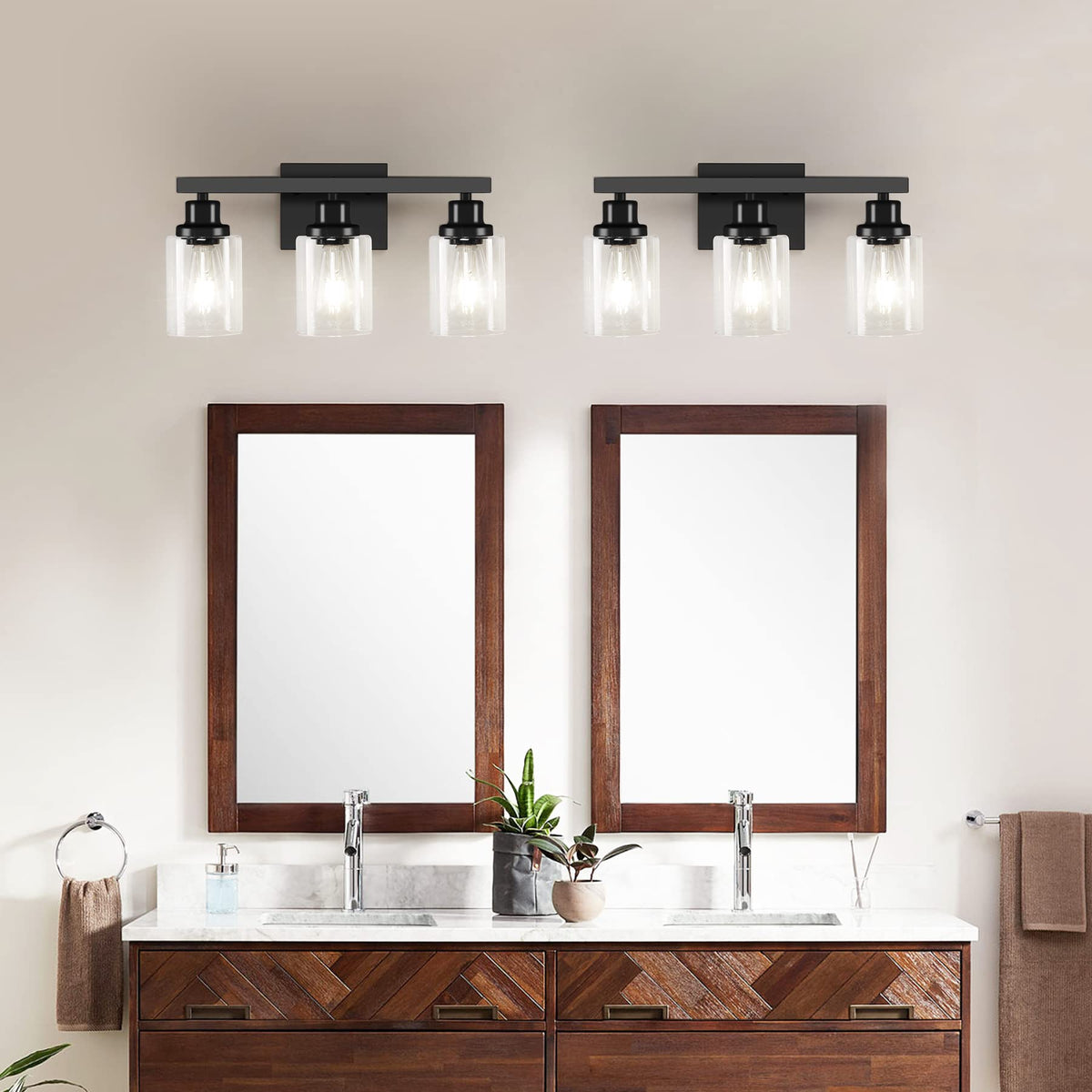 DIKAIDA easy-install hardwired fixture with included hardware for quick setup.