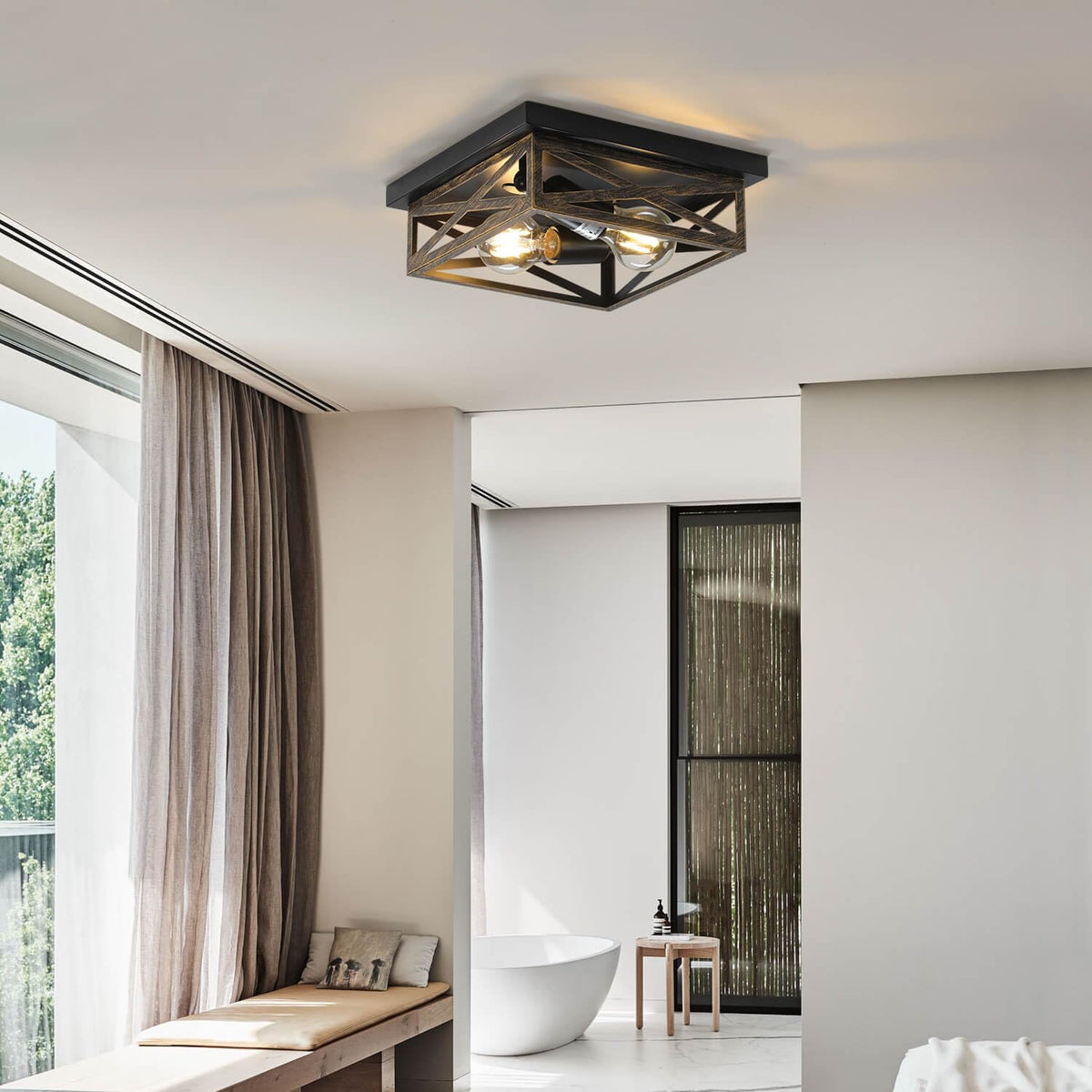 DIKAIDA entryway hallway light adds a warm foyer accent.