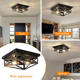 DIKAIDA kitchen hallway illumination with open cage for 360° coverage.