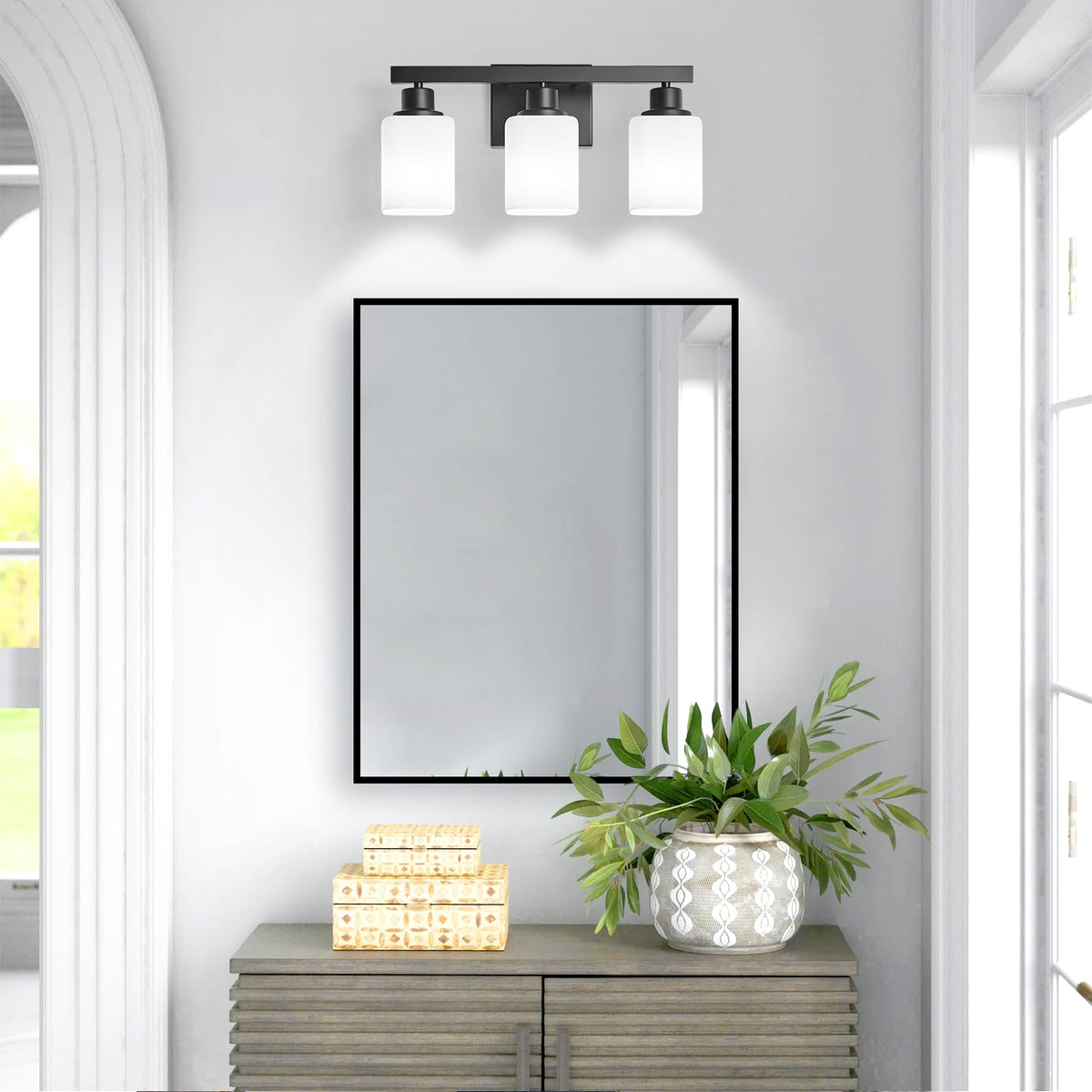 DIKAIDA open-bottom shade design enabling easy bulb replacement