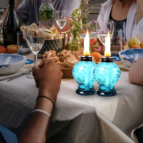 DIKAIDA outdoor torch highlighting garden and yard decor use