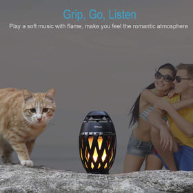 DiKaou rechargeable lamp shows battery level and long playtime.