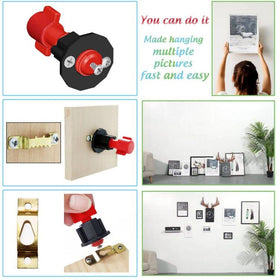 DIKOO mini bubble level helps keep frames perfectly level during hanging.